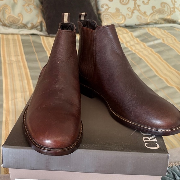 Crown Vintage Other - Crown Vintage Dark Brown Leather Ankle Boots
